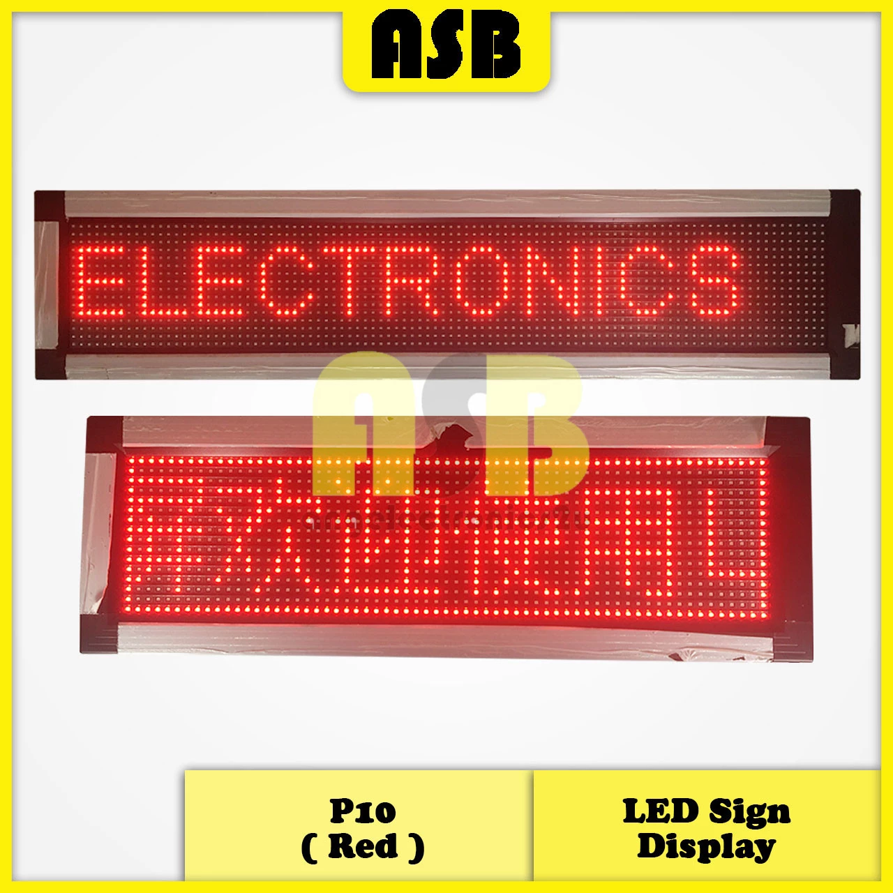 (1pc) LED Sign Display P10 ( 72*24*9 CM / 103*24*9 CM ) ( Red )