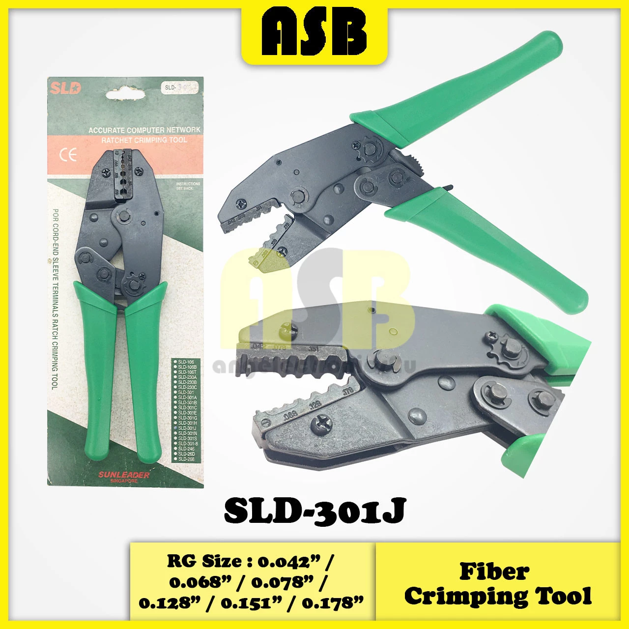 (1pc) SLD-301J Fiber Crimping Tool / Alat Kelim ( 574003823 )